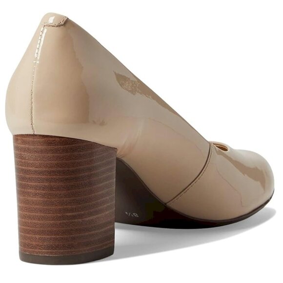 Marc Joseph Beige Glossy Heels - Picture 8 of 10